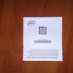 Sticker Autocolant intel I5