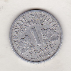bnk mnd Franta 1 franc 1942