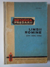 METODICA PREDARII LIMBII ROMANE (CITIT - SCRIS , CITIRE) de ION BERCA , 1964 foto