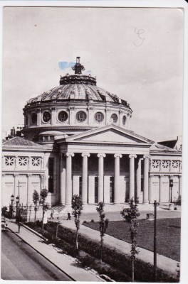 CARTE POSTALA BUCURESTI ATENEUL CIRCULATA 1957 foto