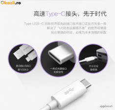 Cablu USB Type-C 2.0 la USB 480Mbps White by Yoobao foto