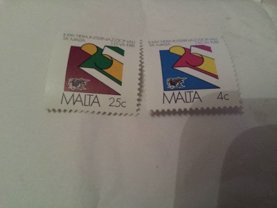 malta 1981 serie MNH aniversare foto