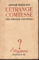 Edgar Wallace - L&amp;#039;etrange Comtesse - 33683 foto