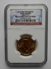 SUA / USA one dollar 2007 in capsula NGC !!! CALITATE MS 65 !! foto