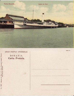Turnu Severin ( Mehedinti )- Portul-tema vapoare foto