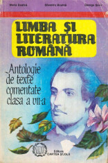 Limba si literatura romana - Antologie de texte comentate - Clasa a foto