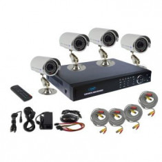PNI kit supraveghere video House PTZ800 - DVR si 4 camere exterior 800 linii foto