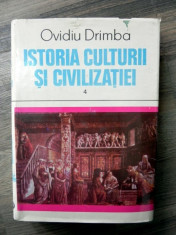 Istoria Culturii si civilizatiei Vol 4-O.Drimba foto