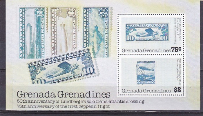 Aviatie ,timbru pe timbruGrenada.