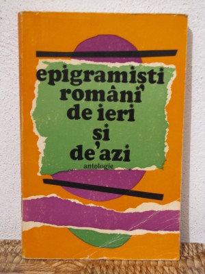 EPIGRAMISTI ROMANI DE IERI ȘI DE AZI - N. CREVEDIA foto
