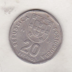 bnk mnd Portugalia 20 escudos 1987