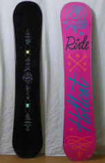 Placa snowboard fete RIDE Hellcat 2014 / 146 cm foto