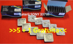 Baterii SONY 337 MICROCASCA Copiat Japoneza/ Casca Japoneza - Originale!!! foto