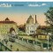 3244 - Timisoara, SYNAGOGUE, Tramway - old postcard - used - 1915