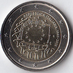 ITALIA 2 euro comemorativ 2015 - drapel European, UNC