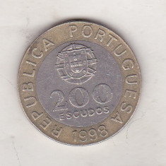 bnk mnd Portugalia 200 escudos 1998 bimetal
