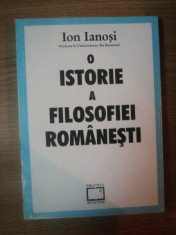 O ISTORIE A FILOSOFIEI ROMANESTI de ION IANOSI , 1996 foto