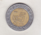 Bnk mnd Mexic 5 pesos 1994 bimetal, America de Nord