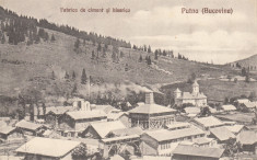 PUTNA(BUCOVINA)- FABRICA DE CIMENT SI BISERICA foto