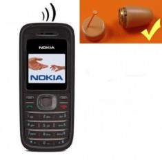 Casca Microspy originala de culoarea pielii + telefon nokia! Spy sistem! foto