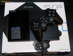 PS2 model nou 90004 slim Playstation 2 + card 16 Mb + controller foto