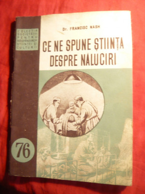 Dr.Fr.Nash - Ce spune Stiinta despre naluciri -Ed.de Stat 1953 foto