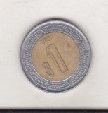 Bnk mnd Mexic 1 peso 2007 bimetal, America de Nord