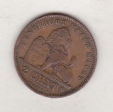 bnk mnd Belgia 2 centimes 1905