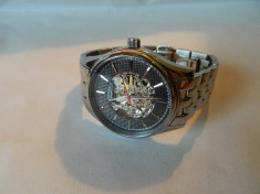 Ceas barbatesc deosebit Rotary automatic skeleton foto