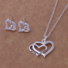 Set deosebit din argint 925- un cadou minunat de Valentine&amp;#039;s day foto
