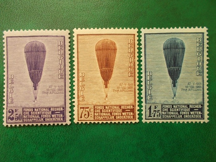 Belgia 1932 110 Euro baloane aviatie - serie nestampilata MH/MNH (2 poze) foto mare Belgia 1932 110 Euro baloane aviatie - serie nestampilata MH/MNH (2 poze) foto mare