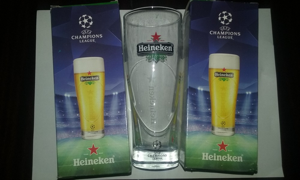 Set 6 Pahare Heineken ( editie limitata UEFA Champions League ) | arhiva  Okazii.ro
