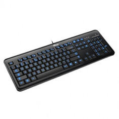 Tastatura Trust eLight LED, iluminata, neagra foto