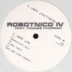 Robotnico feat. Franke Pharoah - I Want You_Replay (Vinyl White Color)