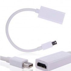 Adaptor Mini DisplayPort - HDMI pt Apple Macbook iMac Lenovo Dell HP thunderbolt