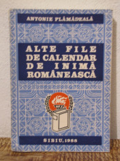 ALTE FILE DE CALENDAR DE INIMA ROMANEASCA -ANTONIE PLAMADEALA foto