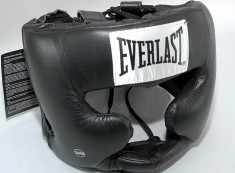 Everlast casca din piele cu protectie totala masura S/M - box - MMA - Noua foto