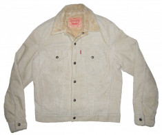 Geaca de blugi imblanita LEVI&amp;#039;S 71550 SHERPA TRUCKER JACKET - (MARIME: L) foto