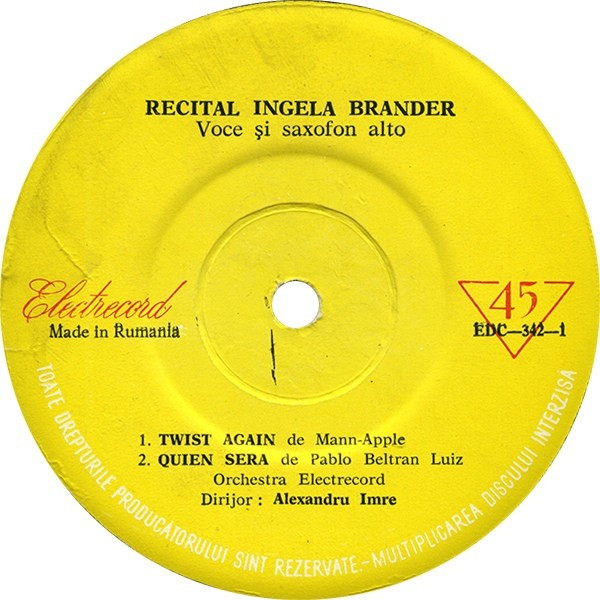 Ingela Brander - Recital Ingela Brander (7&quot;)