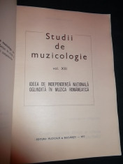 Studii de muzicologie, XIII (Ideea de Independenta oglindita in muzica) foto
