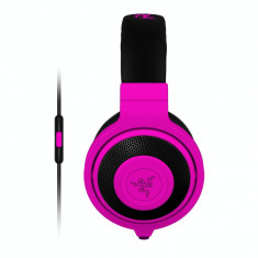 Casti Razer Kraken Mobile Gaming, stereo, cu microfon, mov foto