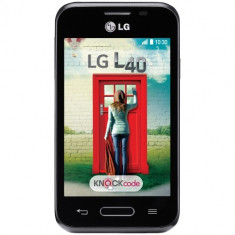 Lg Telefon Mobil LG L40 D170 Dual SIM Black foto