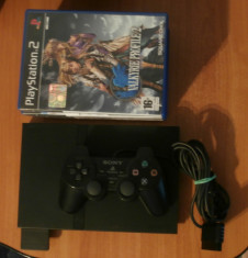 Play Station 2 modat (PS2) cu 10 jocuri originale foto