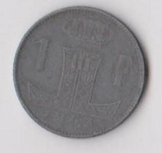 Moneda 1 franc 1943 - Belgia foto