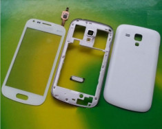 Carcasa fata touch screen mijloc spate capac baterie Samsung S7562 Galaxy S Duos foto