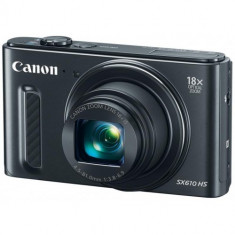 Canon Camera foto Canon PowerShot SX610 HS Black, 20.0 MP, senzor BSI-CMOS, 18x zoom optic, 3.0&amp;#039; LCD, stab foto