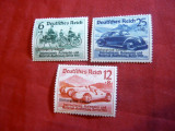 Serie- Cursa Auto Berlin 1939 supratipar Nurburgring Germania nazista ,3 val.
