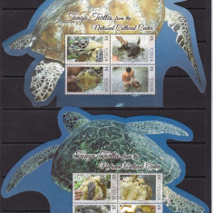 Tonga 2013 fauna marina testoase MI bl.61 + 62 MNH w25