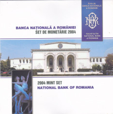 Set monede Romania 2004 - Proof (5 monede + medalie argint Opera Romana) foto
