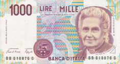ITALIA 1.000 lire 1990 VF+++!!! foto